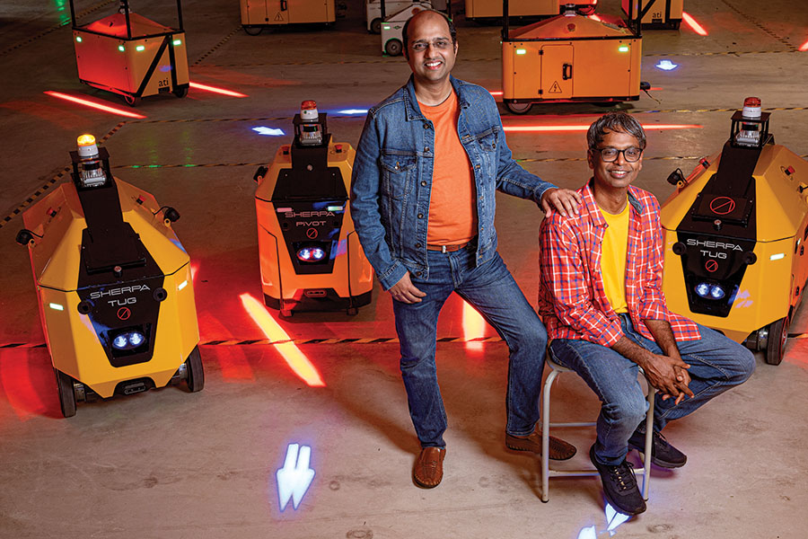 

Saurabh Chandra (left), CEO and Naveen Arulselvan, CTO of Ati Motors