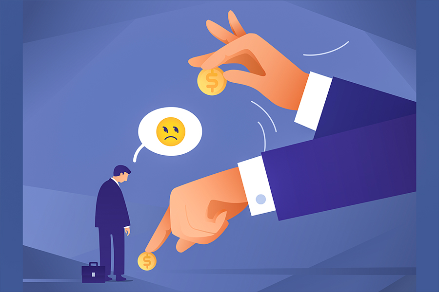 The research found that paying workers less leads to negative effects on productivity, employee turnover and, eventually, lowers the firms’ profits.
Image: Shutterstock