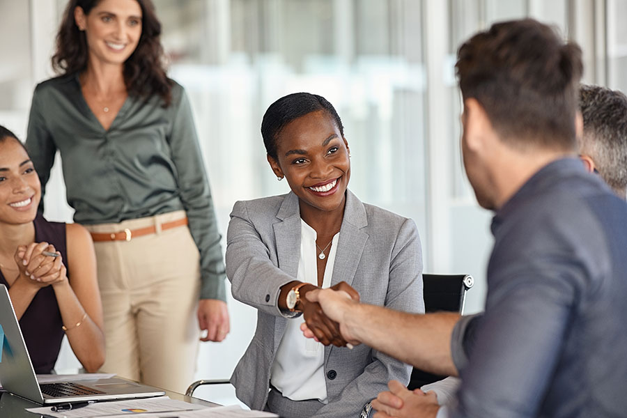 The researchers found that women’s “relation-oriented, interpersonal” negotiation style translates into less aggressive first offers and into higher chances of getting a deal done.
Image: Shutterstock