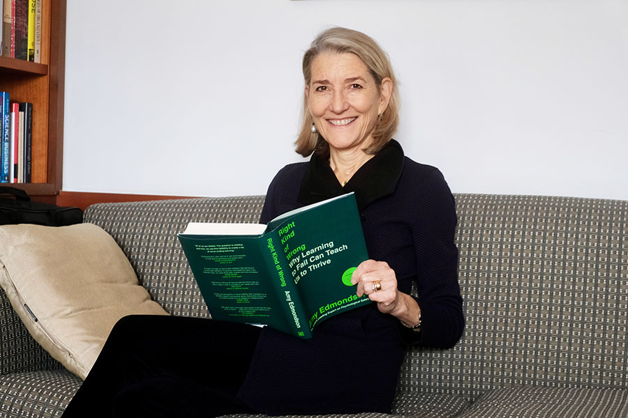 Amy C Edmondson, Novartis Professor of Leadership and Management at Harvard Business School.